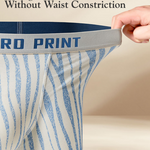3 Pack Men's Ultra-Soft Modal Mid-Rise Stretch Fit Seamless Trunks