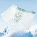 3 Pack Men's Thin Bare-Skin Seamless Ice Silk Moisture-Resistant Trunks