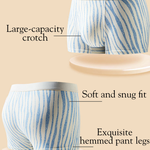 3 Pack Men's Ultra-Soft Modal Mid-Rise Stretch Fit Seamless Trunks