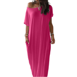 HALLIE™ – Soft Batwing Sleeve Lounge Dress