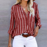 Morgan | Striped Casual Blouse
