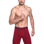Men’s Soft Cotton Boxer Briefs With Open Fly