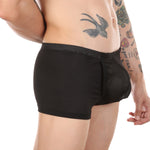 Men's Big Pouch U-convex Breathable Mesh Trunks