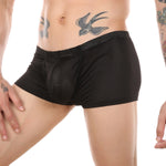 Men's Big Pouch U-convex Breathable Mesh Trunks