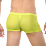 Men's Big Pouch U-convex Breathable Mesh Trunks