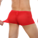 Men's Big Pouch U-convex Breathable Mesh Trunks
