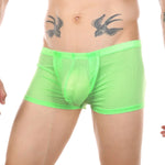 Men's Big Pouch U-convex Breathable Mesh Trunks