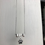 Dainty Dog Paw Stainless Steel Necklace