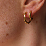 Sleek Huggie Hoop Earrings