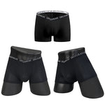 2 Pack Men's Sexy V-shape Waistband Mesh Trunks