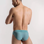 2 Pack Ball Support Pouch Ribbed Men's Bikini Underwear