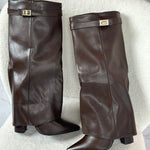 VIVIENNE™ - Brown Leather Boots