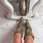 FELINA™ - Leopard Leather Boots