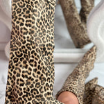 FELINA™ - Leopard Leather Boots