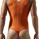Men's Sexy Mesh Wrestling Singlet Bodysuit