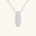 Bubble Initial Crystals Necklace