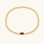 Radiant Gemstone Bracelet