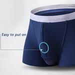 Men's Separate Ball Pouch Cotton Trunks