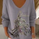 Monica | Elegant Christmas Knit Top