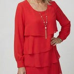 Mia | Clean Layered Knee Length Dress