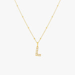 Pearl Initial Pendant Necklace