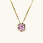 Radiant Gemstone Gold Chain