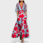 Marielle | Elegant Floral Wallet Dress