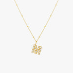 Pearl Initial Pendant Necklace