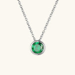 Radiant Gemstone Gold Chain