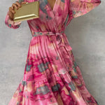 Marina | Wrap Dress with Floral Print