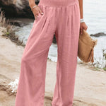 Krista | High Waist Cotton Pants