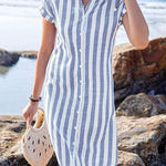 Karina | Neck Midi Dress