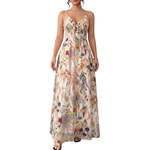 JUNIPER™ – Boho Floral Cami Maxi Dress