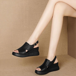 Deloria™ | Orthopedic Wedge Slingback Sandals