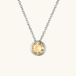 Radiant Gemstone Gold Chain
