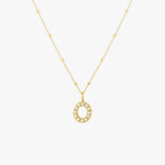 Pearl Initial Pendant Necklace