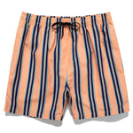Men's Drawstring Leisure Striped Swim Shorts