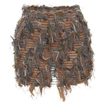 MARIA™ – Chic Fringe Detail High-Waist Mini Skirt