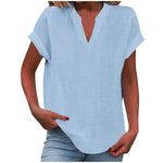 Yelena | Relaxed V-Neck Blouse