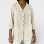 Candace | Elegant Ruffled Blouse