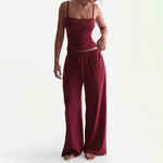 PATSY™ - Casual Sleeveless Top and Pants Summer Set