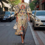 Grace™ - Elegant Dress with Round Neck