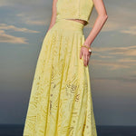 Daffodil | Women’s Flowy Eyelet Set Dress