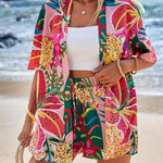 FANNIE™ – Simple Summer Floral Top and Shorts Set