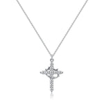 CLARISSE™ – Classic Cross & Crown Necklace