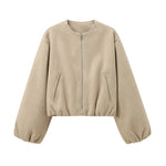 ARMINDA™ – Casual Balloon Sleeve Jacket