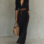 Joanne | Long Suede Dress