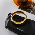 Timeless Smooth Gold Bangle