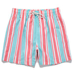 Men's Drawstring Leisure Striped Swim Shorts