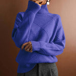 Evelyn ™ | Textured Turtleneck Knit Sweater